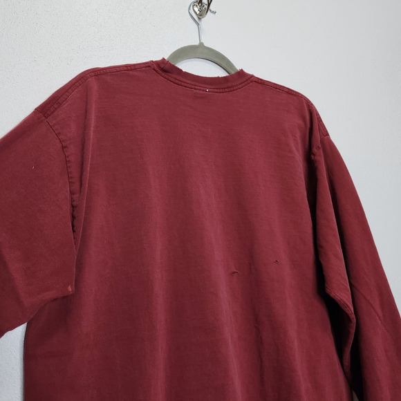 Vintage Nike Thrashed Worn Distressed Silver Tag Large Long Sleeve VTG - Picture 5 of 9